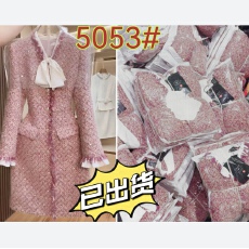 批发门店飞2365囯内设计师<b class='q'>品牌</b>女装气质收腰长袖<b class='q'>连衣裙</b>