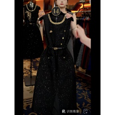 批发【宠粉价】<b class='q'>小香风</b>轻奢时尚气质无袖设计<b class='q'>连衣裙</b>NH-WX116