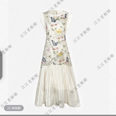 夏夏专属国风夏季新款无袖时尚连衣裙Q2169