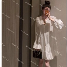 批发蒂妮佳2527<b class='q'>品牌</b>女装显瘦高定气质短袖连衣裙