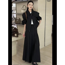 批发HEINA韩系高腰百褶裙套装829+832