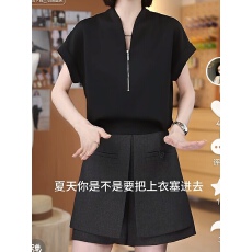 批发夏季<b class='q'>休闲</b>百搭实穿短袖衬衫上衣