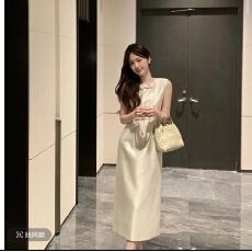 批发3姐【智敏裙 韩系气质立体蝴蝶结<b class='q'>收腰</b><b class='q'>连衣裙</b>】