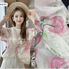 批发【LIUYI】月牙湾~夏季莱赛尔亚麻重工打褶收腰显瘦<b class='q'>气质</b>连衣裙