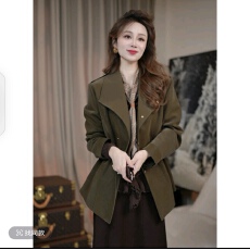批发2026秋冬新款收腰显瘦皮衣<b class='q'>女</b>复古气质反绒皮夹克港风百搭<b class='q'>西装</b>外套