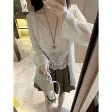 批发2026早春新款韩系时尚高级感水溶刺绣防晒<b class='q'>小衫</b>吊带背心两件套装女