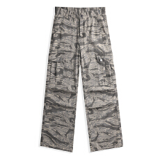 批发2025新款高街美式复古迷彩裤男<b class='q'>嘻哈</b>风直筒工装裤垂感休闲百搭潮牌