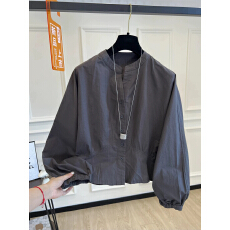 批发<b class='q'>长袖</b><b class='q'>衬衫</b>女2026年春秋新款胖妹妹设计感小众独特超好看蝙蝠袖上衣