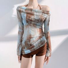 批发泳衣女2025新款分体比基尼三件套性感小胸聚拢遮肚显瘦泡温泉度假