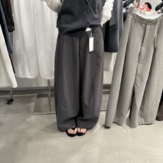 批发韩系高腰廓形时髦三角口袋设计气球裤灯笼裤<b class='q'>女</b>25秋季爆款阔腿<b class='q'>裤</b>