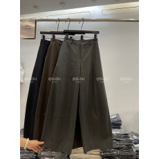 批发高端欧货2026秋季新款时尚百搭后松紧高腰<b class='q'>显瘦</b>休闲<b class='q'>裤</b>女直筒阔腿<b class='q'>裤</b>