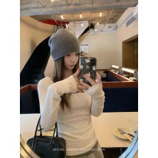 批发条纹假两件<b class='q'>长袖</b><b class='q'>T</b><b class='q'>恤</b>女内搭修身打底上衣