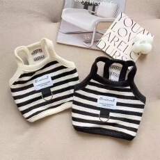 批发跨境宠物镂空背心春夏季薄款猫咪<b class='q'>衣服</b>透气可爱比熊泰迪博美小型犬