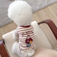 批发跨境春夏秋新款宠物T恤马尔济斯小型幼犬猫猫咪狗狗<b class='q'>衣服</b>