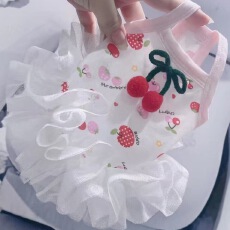 批发跨境宠物吊带<b class='q'>连衣裙</b>小型狗狗猫猫蓬蓬裙防掉毛透气春夏<b class='q'>可爱</b>衣服