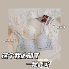 批发田园森 轻薄款无痕内女小胸聚拢显胸小无钢圈舒适<b class='q'>学生</b><b class='q'>文胸</b>罩夏