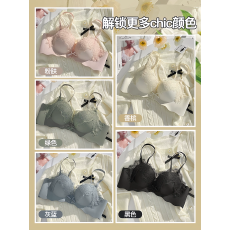 批发内衣女聚拢小胸防下垂大学学生<b class='q'>夏</b>天2025新款爆款薄款性感文胸套装