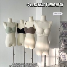 批发穿出圆圆胸外扩型内衣女小胸聚拢显大胸罩无痕半杯无肩带防滑文胸