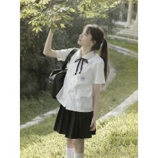 批发2026校<b class='q'>服</b>套装附中<b class='q'>学生</b>jk制<b class='q'>服</b>白衬衫风琴褶高中学院风毕业<b class='q'>班</b><b class='q'>服</b>夏季