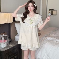 批发夏季女生睡裙<b class='q'>中长款</b>纯欲风吊带裙带胸垫可拆卸直播爆款睡衣家居服