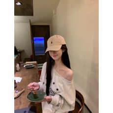 批发现货【不起球仿棉华棉复合牛奶丝310克】美式复古<b class='q'>印花</b>斜肩卫衣女