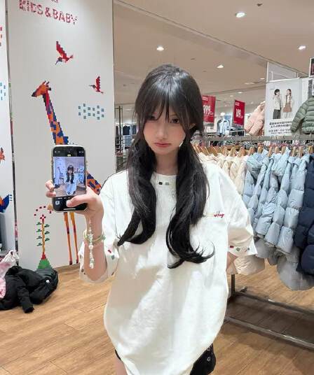 순면 240 그램 원본 자수 품질 업그레이드 여름 폭발 캐주얼 미니멀리즘 바람 패션 루즈핏 반팔 티셔츠 여성