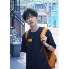 批发纯棉240克原版刺绣品质升级百搭字母设计圆领宽松<b class='q'>短袖</b>夏<b class='q'>情侣</b><b class='q'>上衣</b>