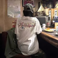 批发纯棉240克原版刺绣品质升级2026年夏季<b class='q'>新款</b>设计花卉花边<b class='q'>情侣</b><b class='q'>上衣</b>