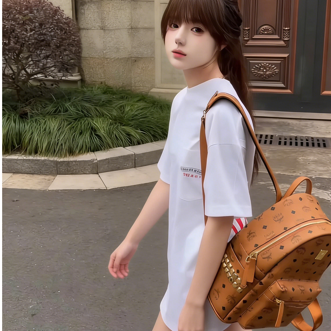있음 선적 원본 대 프린트 주머니 프린트 19 지점 230 크 순면 여름 새로운 벨트 주머니 티셔츠 여성