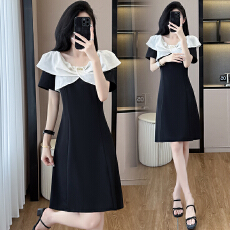 批发大码女装2026夏季时尚气质淑女风百搭简约休闲显瘦减龄女士连衣裙