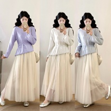 批发<b class='q'>大码</b>胖mm巨好看套装裙2026<b class='q'>超</b>火春装一整套穿搭遮肉独特漂亮两件套