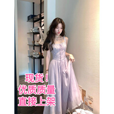 批发7/18 20:00 95折款<b class='q'>芭蕾舞</b>曲3.0 蕾丝方领无袖背心长<b class='q'>裙</b>