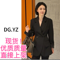 批发<b class='q'>樱</b><b class='q'>子</b>家2868F新款小众设计修身显瘦百搭气质西装外套