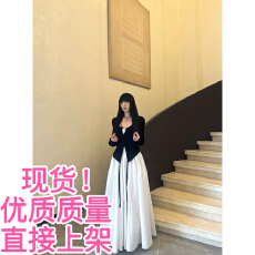 批发毛织开衫<b class='q'>外套</b>女秋季长袖宽松慵懒外搭上衣气质中长款<b class='q'>连衣裙</b>套装