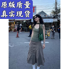 批发<b class='q'>森林</b>色<b class='q'>系</b> 背心吊带机能工装半裙搭配推荐
