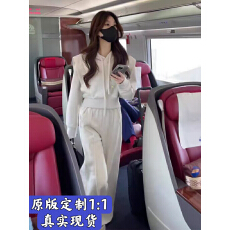 批发韩系气质卫衣运动服套装女2024秋季新款时尚洋气减龄高级感两件套