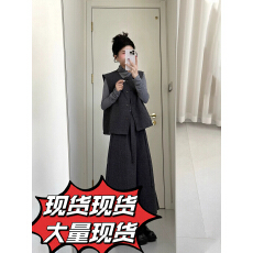 批发秋<b class='q'>装</b>一整套高领打底<b class='q'>t</b><b class='q'>恤</b>叠穿马甲阔腿<b class='q'>裤</b><b class='q'>高级</b>感巨好看的三件套<b class='q'>装</b>女