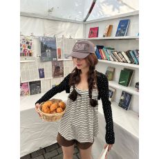 批发复古韩系两件套宽松纯欲<b class='q'>甜美</b>时尚百搭叠穿套装