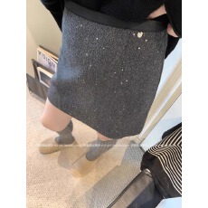 批发亮闪闪半身裙女冬季新款大尺码梨形身材小个子加厚毛呢包臀短裙