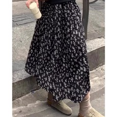 批发梨型身材遮胯碎花半身裙女春夏大码胖MM高腰显瘦温柔风a字长裙子