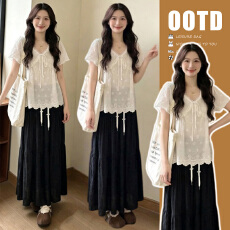 批发新款超好看韩系穿搭漂亮绝美两件套