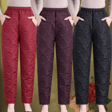 批发轻羽绒女士新款加厚高档保暖显瘦外穿棉裤冬款 时尚百搭