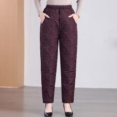 批发轻羽绒女士新款加厚高档保暖显瘦外穿棉裤冬款 时尚百搭