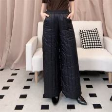 批发冬季新款阔腿裤棉裤洋气时尚减龄长裤女洋气欧货休闲裤