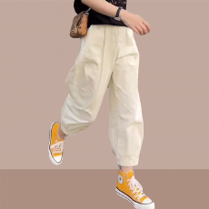 批发<b class='q'>哈伦裤</b>女夏季新款高腰薄款宽松<b class='q'>九分裤</b>工装裤休闲老爹裤子爆款