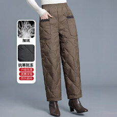 批发轻丝棉女士新款加厚高档棉裤