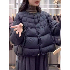 冬季韩版慵懒风轻薄保暖棉服女2025新款小众设计感宽松面包服外套
