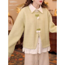 批发复古港风假两件加厚卫衣女2025秋冬新款<b class='q'>时尚</b>气质减龄好看百搭上衣