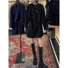 批发气质轻奢时尚套装女2026秋季新款长袖上衣休闲洋气裙减龄两件套