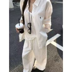 批发红人馆白色衬衫女款2026新款爆款法式上衣轻奢高级感宽松长袖衬衣